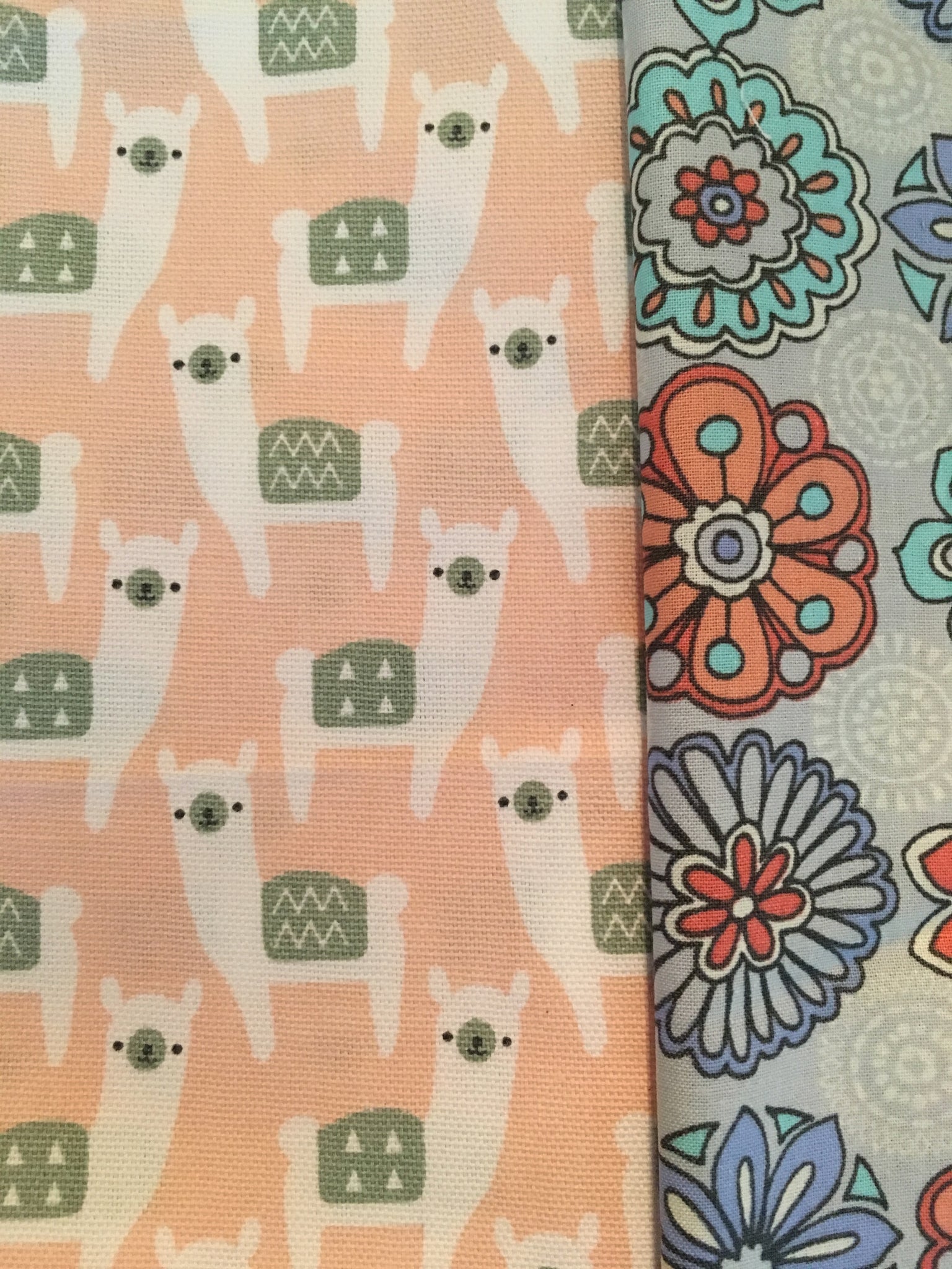 Canvas Alpaca/Sheep Reversible Headband