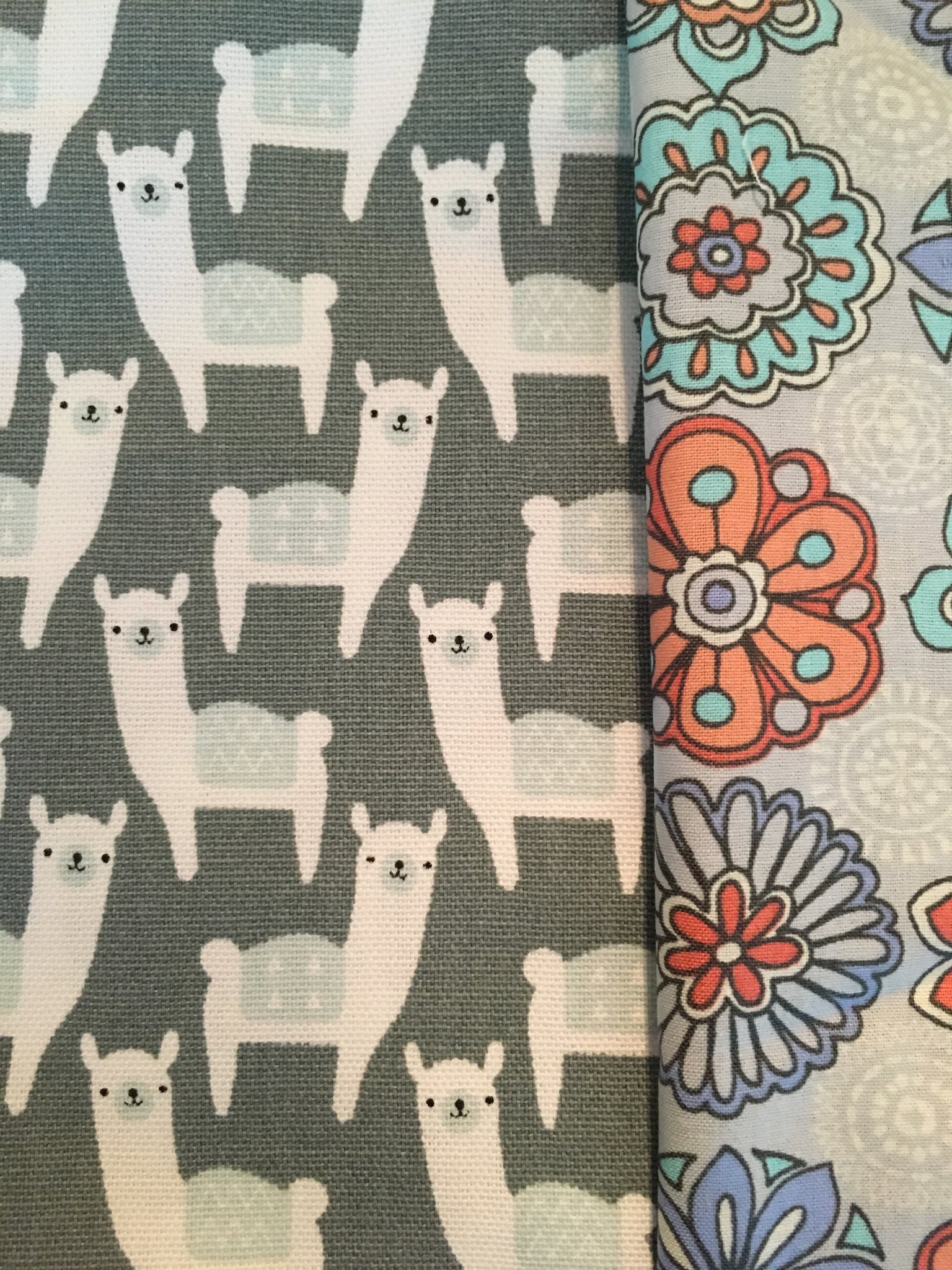 Canvas Alpaca/Sheep Reversible Headband