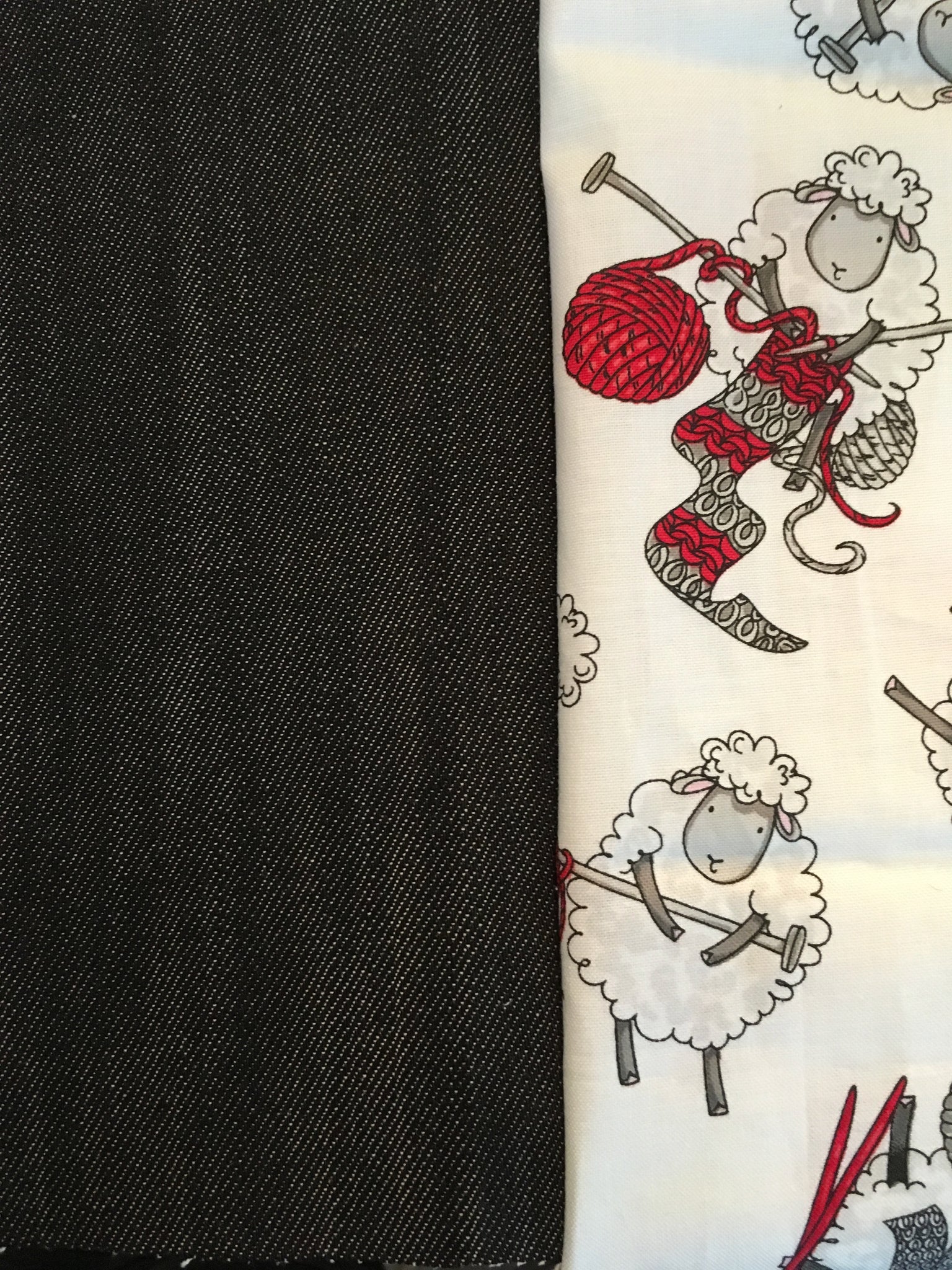 Canvas Alpaca/Sheep Reversible Headband