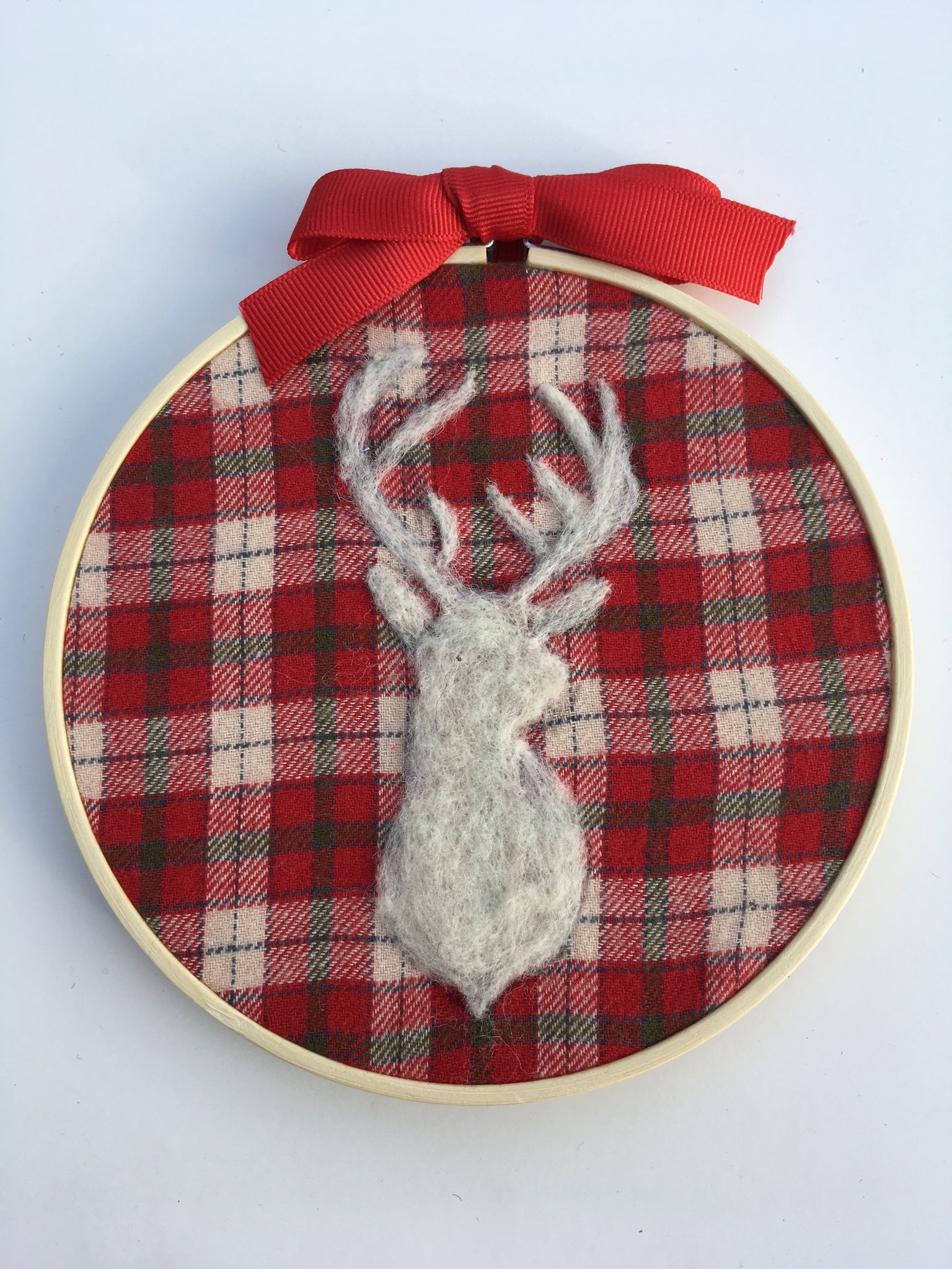 Embroidery Hoop--Deer Trophy