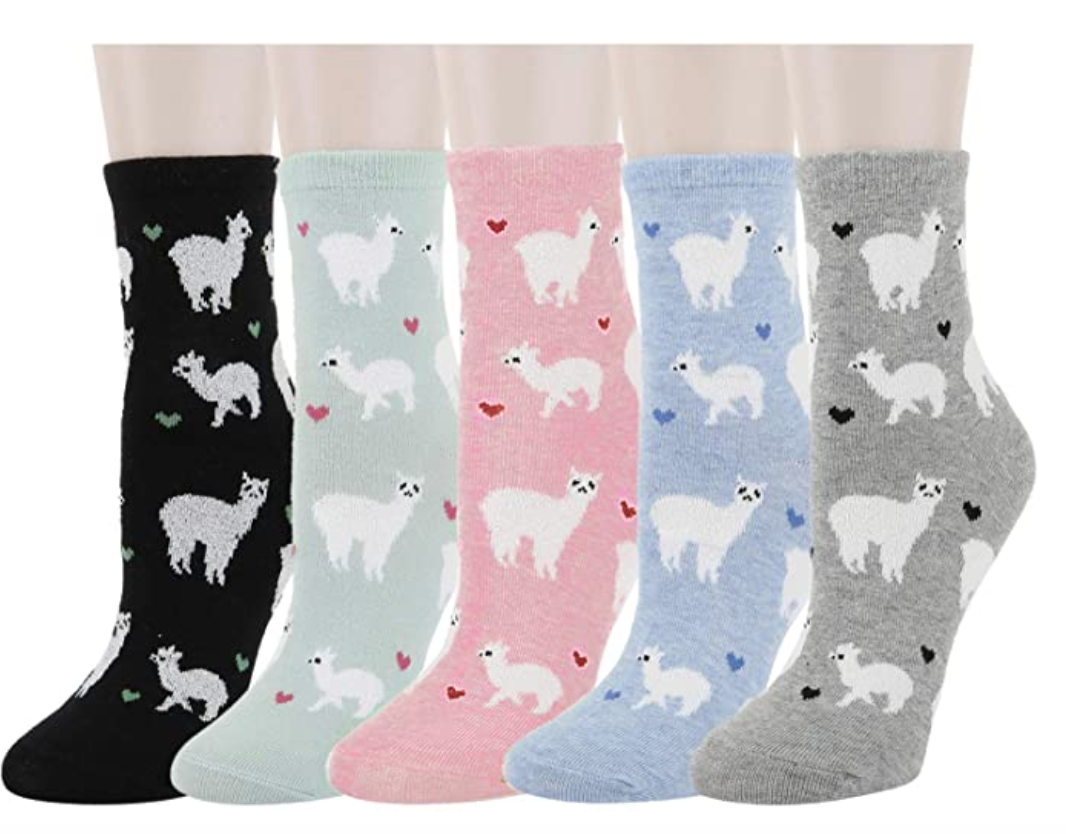 Alpaca Love Ankle Height Cotton Socks